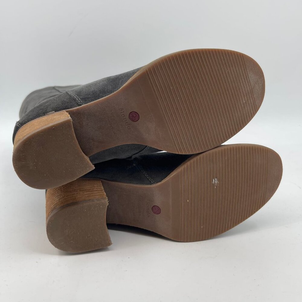 Blondo Gray Waterproof Heeled Boots | Round Toe - Picture 5 of 8